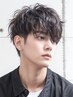 【頭皮診断付】メンズカット+カラー+『癒しのヘッドＳＰＡ』眉Cut　￥11,000