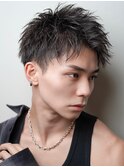 【アッパーショート】ツーブロック刈り上げ爽やかヘア