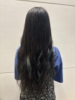 タヤ イオンモール津田沼店(TAYA)&nbsp;個性派グリーンインナー艶ロング