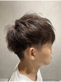 ツーブロックショート