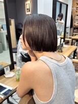 ミィ 表参道(mee.) 似合わせカット ボブヘア 縮毛矯正 ミニボブ 切りっぱなしボブ
