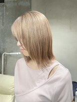 シード 成増 下赤塚店(ced.)&nbsp;ケアブリーチダブルカラーミルクティーベージュレイヤー下赤塚