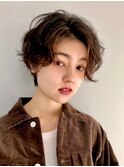 クラゲヘアー/小顔に見せるヘア/ココアベージュ/表参道