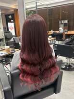 ネクスト 池袋(NEXT)&nbsp;ワンカラー/ブリーチなしレッド/エクステ/インナー