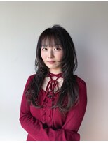 マール 矢場町(MARL)&nbsp;顔周りレイヤーロングナチュラルブラウン