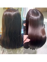 ゴカンムード(Gokan mood)&nbsp;髪質改善縮毛矯正ハイライトダブルカラーショートカット30代40代