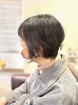 ユウヘアー 石川橋店(U Hair) ショートボブ 乾かすだけでまとまる