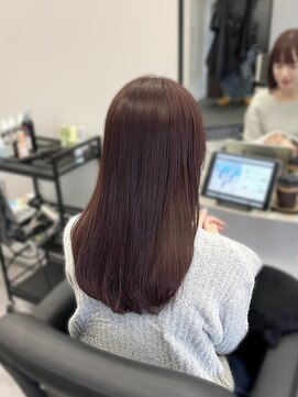 アイスプロドバイブルーム 木更津店(ice prod by bloom) 着物ヘア/ダークアッシュ/ミディアムレイヤーカット/木更津