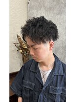ジュラク(JURAKU) メンズ無造作ツイストパーマ