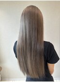 洋光台ブリーチ複雑履歴ダブルカラー白髪ぼかしハイライト