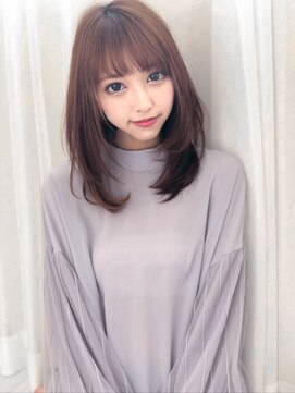 フレーム ヘア ルーム 天王寺駅前店(FRAME hair room) 【FRAME天王寺駅前/全席個室】ナチュラルミディアムレイヤー