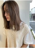 【siki】ブラウンベージュロブ(原宿/表参道)
