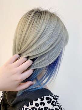 リフレアンドケア ミチ 幸町店(refre&care MICHI) ハイトーンインナーカラー