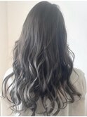 Wカラーでより透け感のある贅沢なグレージュに♪