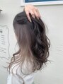 ヘアースタジオ ランプ 浦安(Hair Studio Lamp)&nbsp;ペールベージュのインナーカラー