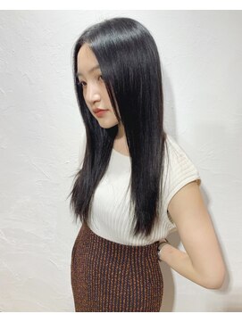 ハナレ(hanare) 艶髪/ダークブラウン/ロング/清須