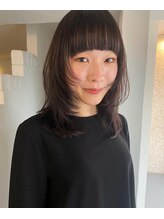 セルマ 自由が丘(selma est) ロングレイヤーミディ　ラベンダーグレージュカラー