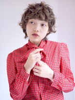 アイティーバイアルバム 藤沢店(IT by ALBUM)&nbsp;無造作ショート_アースカラーくびれヘアツートンカラー_48859