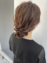 大人かわいいゆるシニヨン　schritt mutsuki