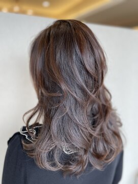 シャトン(chaton) ハイレイヤー/大人女子ナチュラル/艶ブラウン