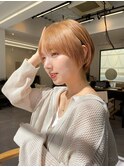 イメチェン/ショート/ショートボブ/ハイトーン