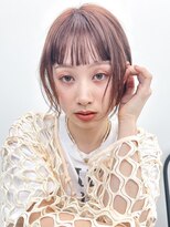 ヒビヲ(HIBIO)&nbsp;ナチュラルボブフルカラーケアブリーチダブルカラーミニボブ韓国