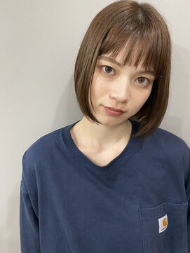 ガーランド (Garland) グレージュアッシュネイビーブレー水素ノンダメージカラー表参道