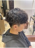 メンズ波巻きパーマ