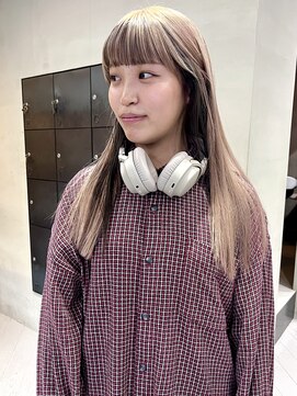 ヘアー アイス ルーチェ(HAIR ICI LUCE) インナーカラー/ベージュ/ミルクティーベージュ/担当城倉