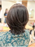 【tetote柴垣のサロンスタイル】大人ウルフレイヤー