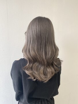 アオアクア バイ グルグル 小岩店(ao akua by GULGUL) ハイトーン艶髪×グレージュミルクティー