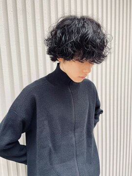 ガレージ バイ グリーン 原宿 表参道(Garage by green) メンズマッシュ×ニュアンスパーマ