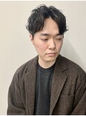 ２０代イケメンビジネスニュアンスパーマ【河原町】３０代４０代