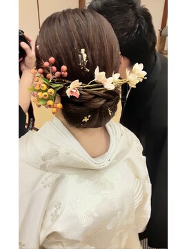 パズードコー(PSSD-CO.+5) 白無垢シニヨンヘア