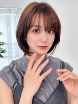 ラフィスヘアー パレス 宮崎店(La fith hair palace)&nbsp;【La fith】ショートボブ×ショコラブラウン