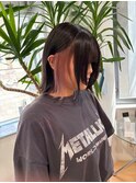 ピンクベージュイヤリングカラーインナーカラーブリーチカラー