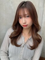 アフロート ルヴア(AFLOAT RUVUA)&nbsp;くびれヘア/レイヤー/顔まわり/サイドバング/こなれミディ