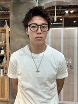 スパイキーショートピンパーマ