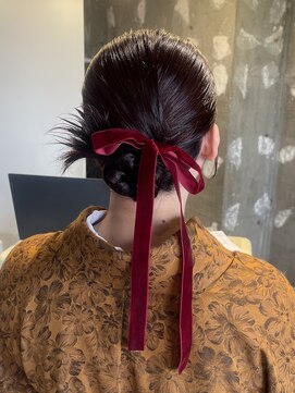 ゼストカロン(ZEST Kalon) 卒業式カチモリリボンアレンジ【椋井アノ】