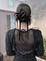 メク(meku)&nbsp;リボンとの相性抜群＊タイトめカチモリヘアセット/関内美容室