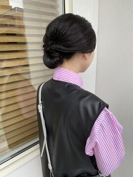 ルレ 本山(Relais) タイトシニヨンヘアセット