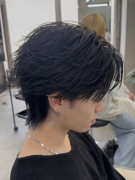 エデアンルクラ 下通(EDEAN Leclat) 熊本フェザーショート シースルーフェザー フェザーパーマ