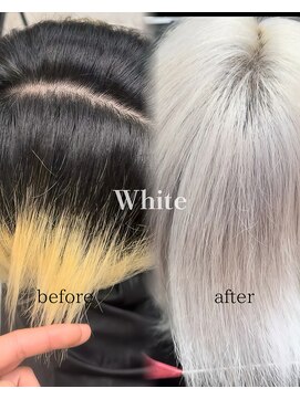 メゾン 心斎橋店(Maison) 心斎橋/ブリーチ/ダブルカラー/ホワイト