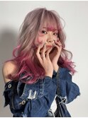 【LINOET 太田川】中道晶  pink×pink