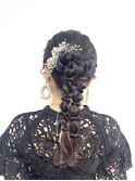 結婚式参列に♪/お呼ばれヘア/おとなっぽヘア/ゆるふあ/