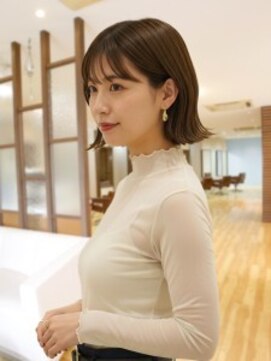 アビエクレール 河内花園(abije claire) エアリーくびれボブ【河内花園駅】