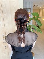 ランリ 金山 名古屋(Ranri)&nbsp;【ツインポニーアレンジ】　金山/名古屋/ヘアセット