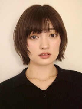 ノイカーム(noi Calm) 髪質改善トリートメントミルクティーベージュカラーくびれヘア