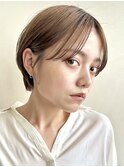 ショートカットミニボブ大人ボブ顔まわり