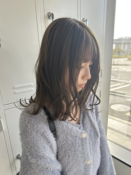 ノートエートル 西金沢(Nought etre) 10代/20代/wカラー/オリーブグレージュ/ツヤ髪スタイル